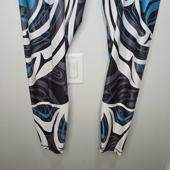 Nominou Legging Wolf and Moon Teal Legging Size XXL - Picture 11 of 13